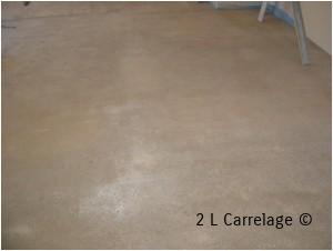 Dressage d'une chape pour recevoir le carrelage.